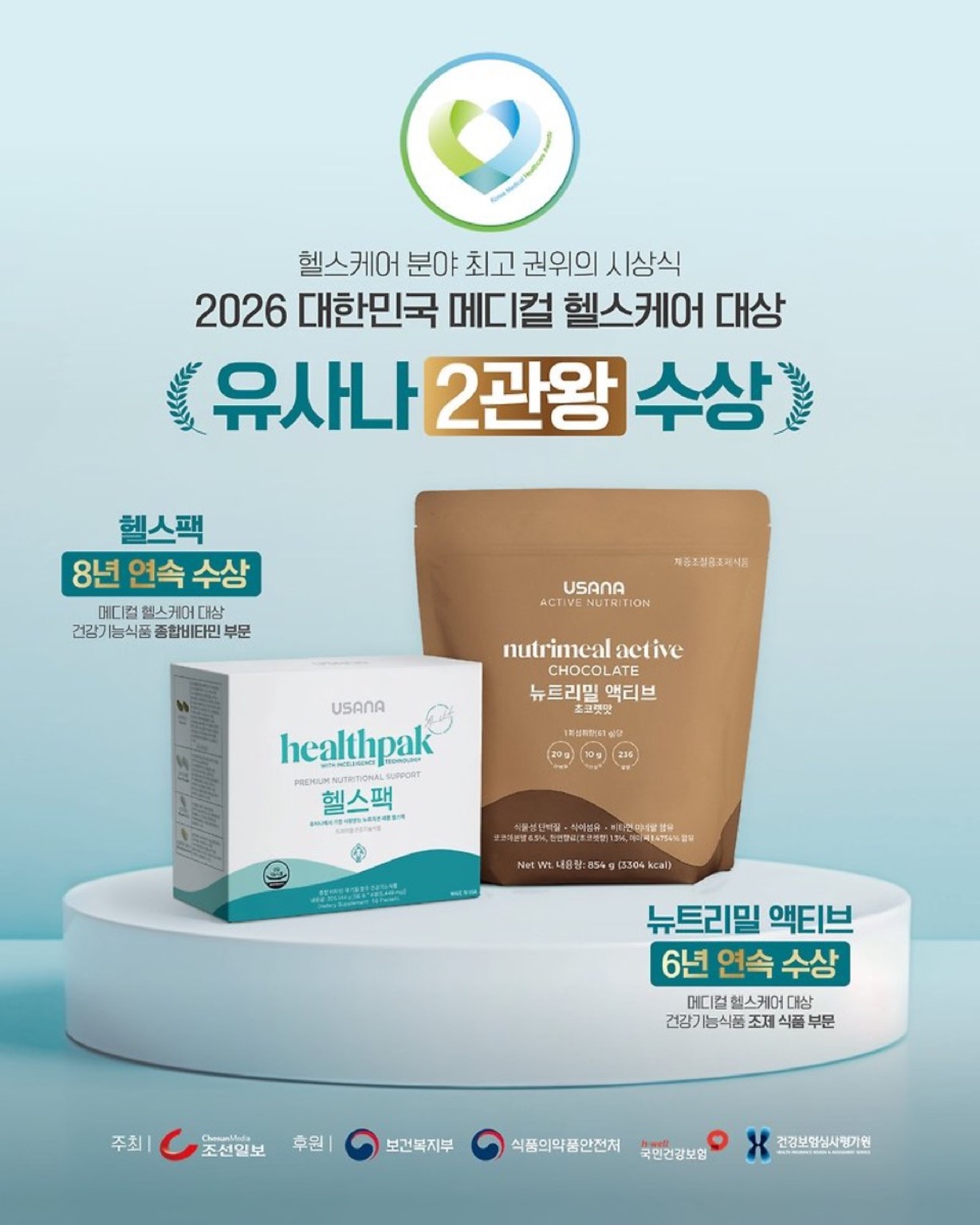 2026 대한민국 메디컬 헬스케어 대상 유사나 2관왕 이미지